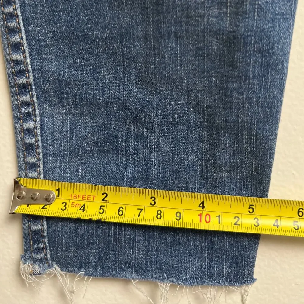 Madewell 10" High Rise Skinny Distressed Women Size 25 Jean - Picture 4 of 8